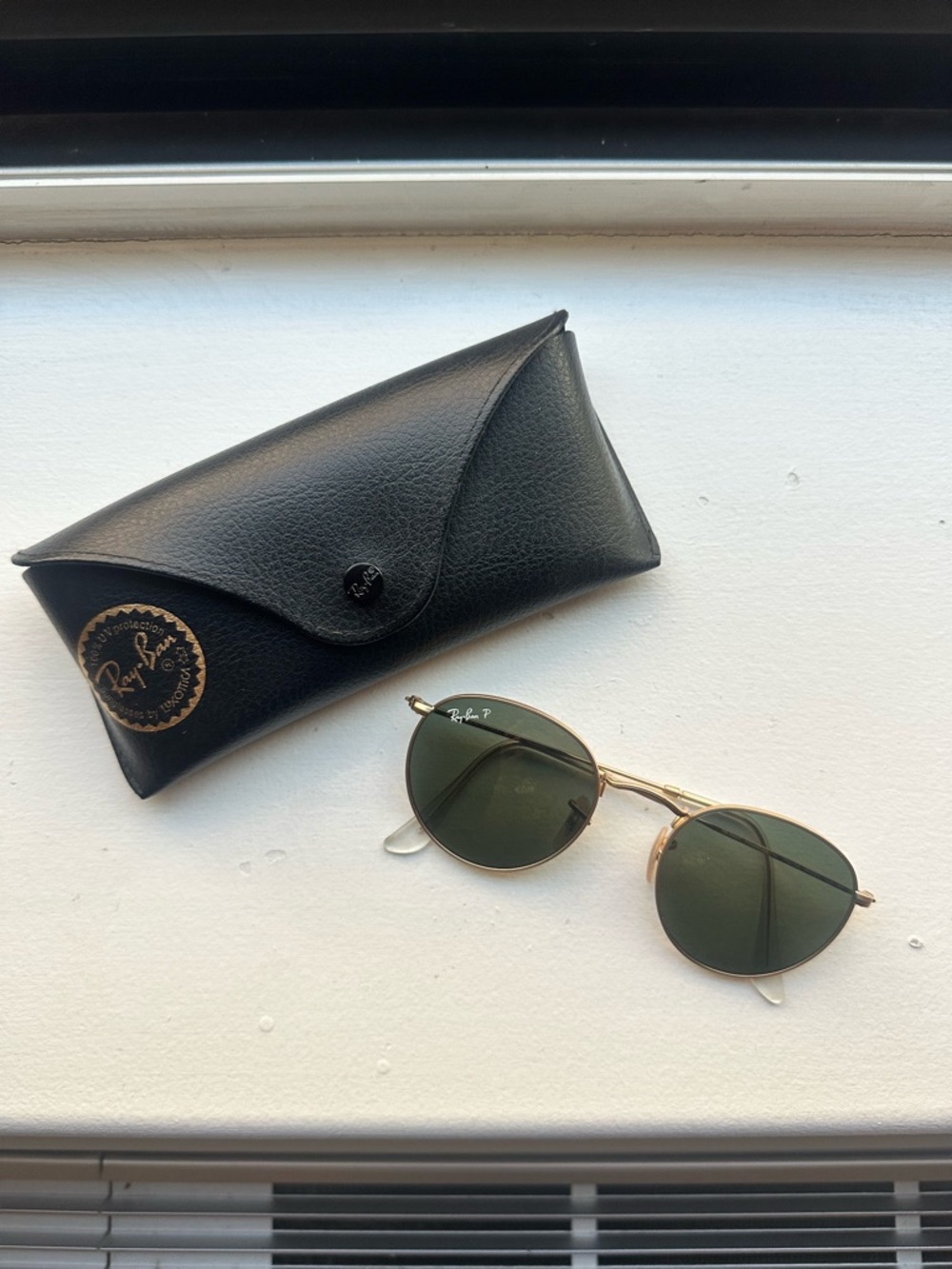 Round Ray Ban Metal Sunglasses